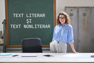 Text literar şi text nonliterar - Diferențiere și exemple