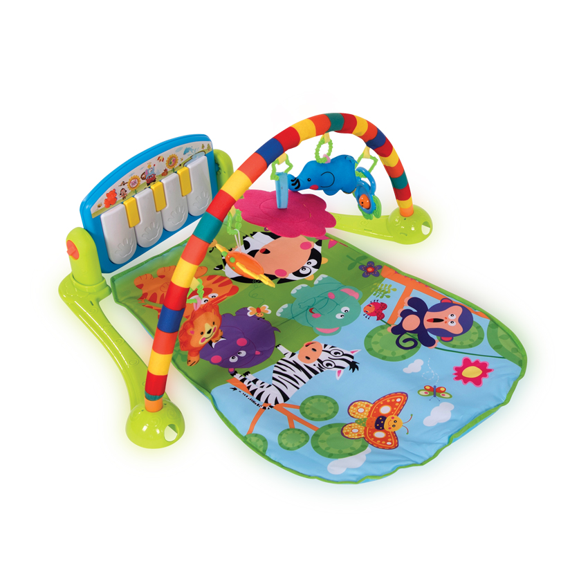 Saltea de activitate, Play Gym, 77x52 cm, Blue
